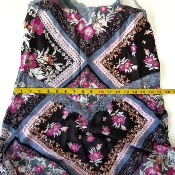 Free People Stevie Print Maxi Slip Dress Size Small - Picture 7 of 11